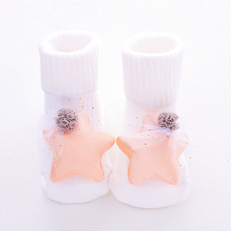Baby Socks - Infant Pink Love Design Multiple Sizes