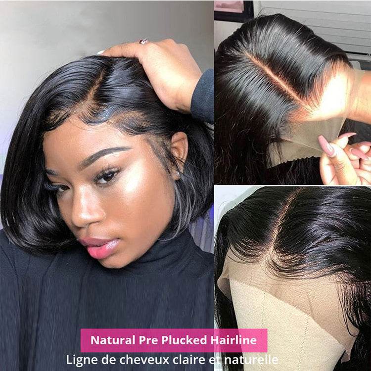 13x4 Lace Frontal Bob Straight Wig Human Hair - Millivan supplies
