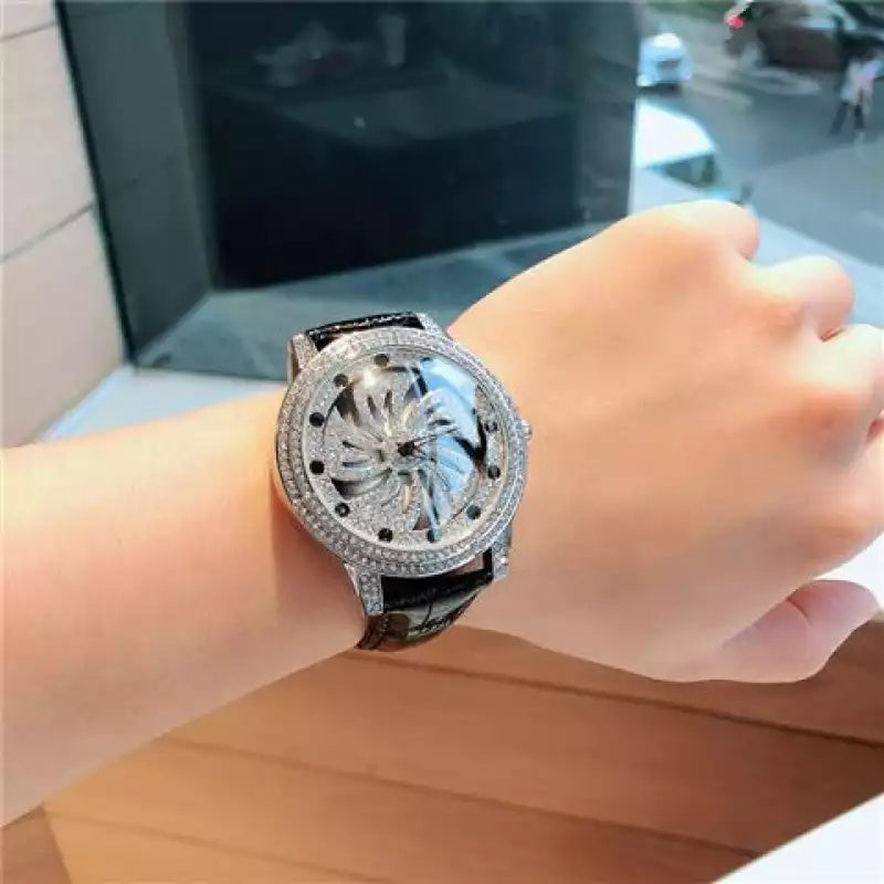Rotating Student Couple Watch - Waterproof Time