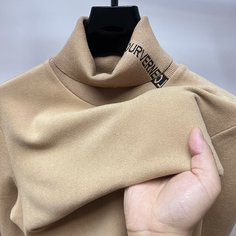 Double-sided Dralon High Lapel Underwear Blouse Autumn And Winter