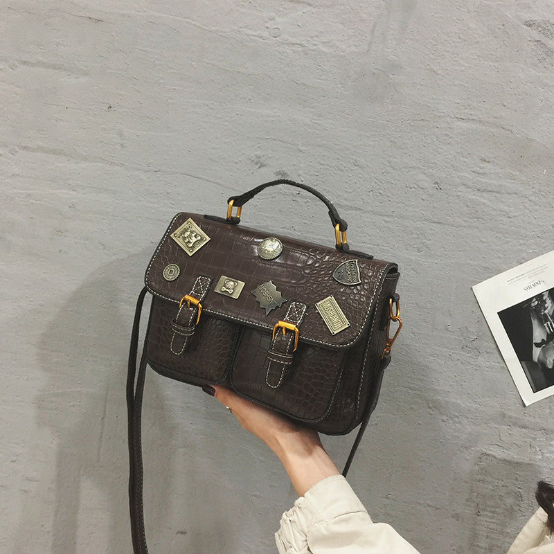 One Shoulder Messenger carrying briefcase
