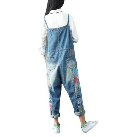 Women's Fashion Vintage Patchwork Jeans - Millivan supplies