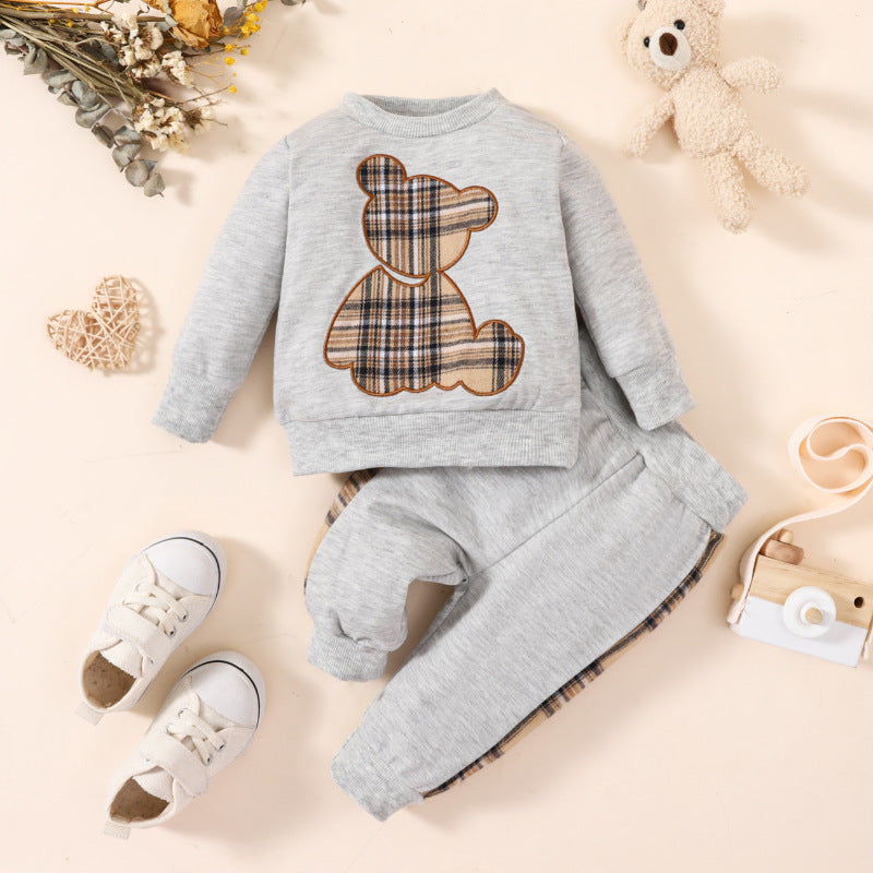 Baby Boys' Cartoon Suit Set - Infant Two-Piece Outfit 0-3 Months