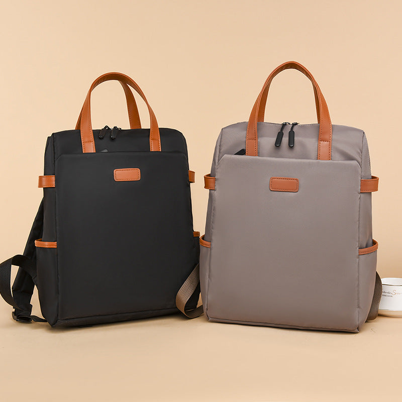 Oxford Cloth Large-capacity Clashing Color Lightweight Computer Bag