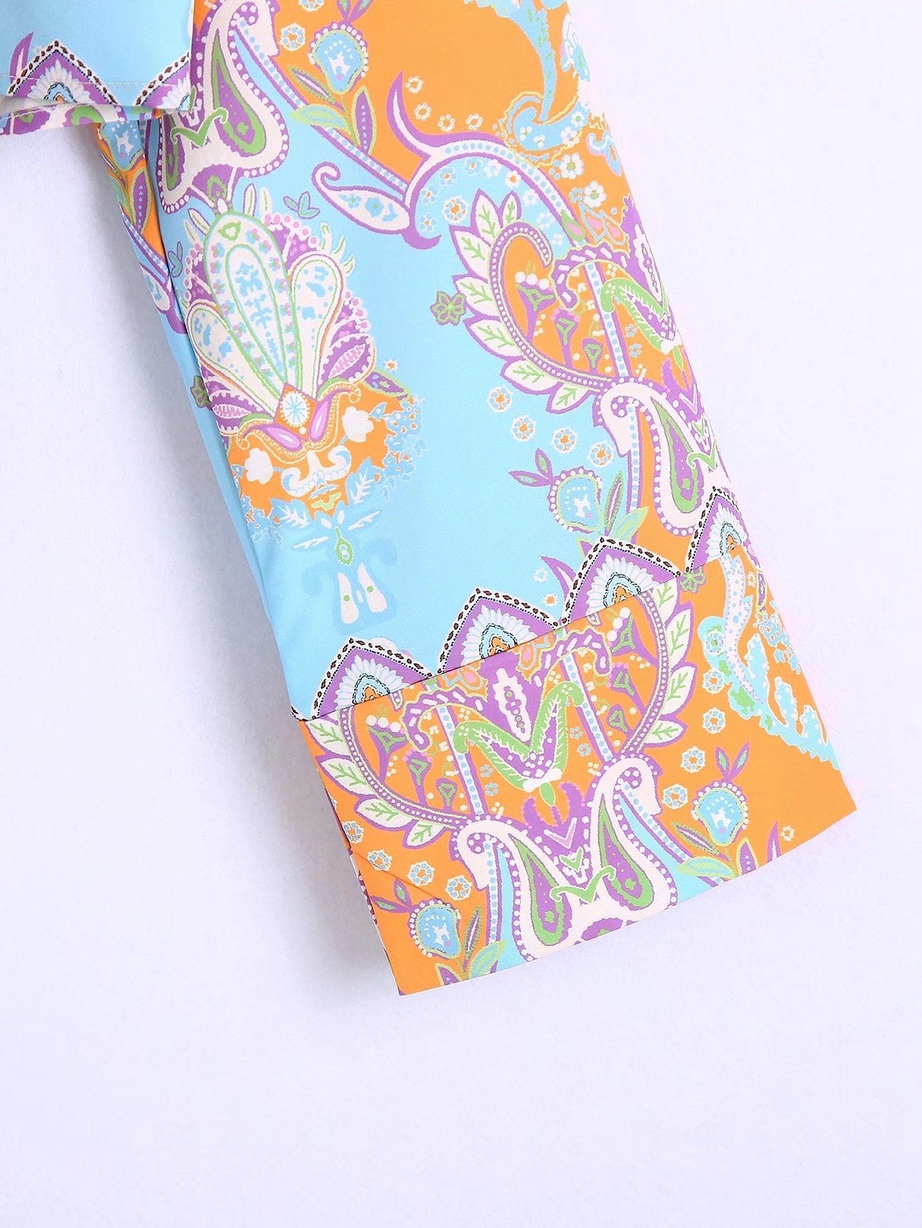 Women's Fashion Stretch Elastic Waist Printed Casual Shorts