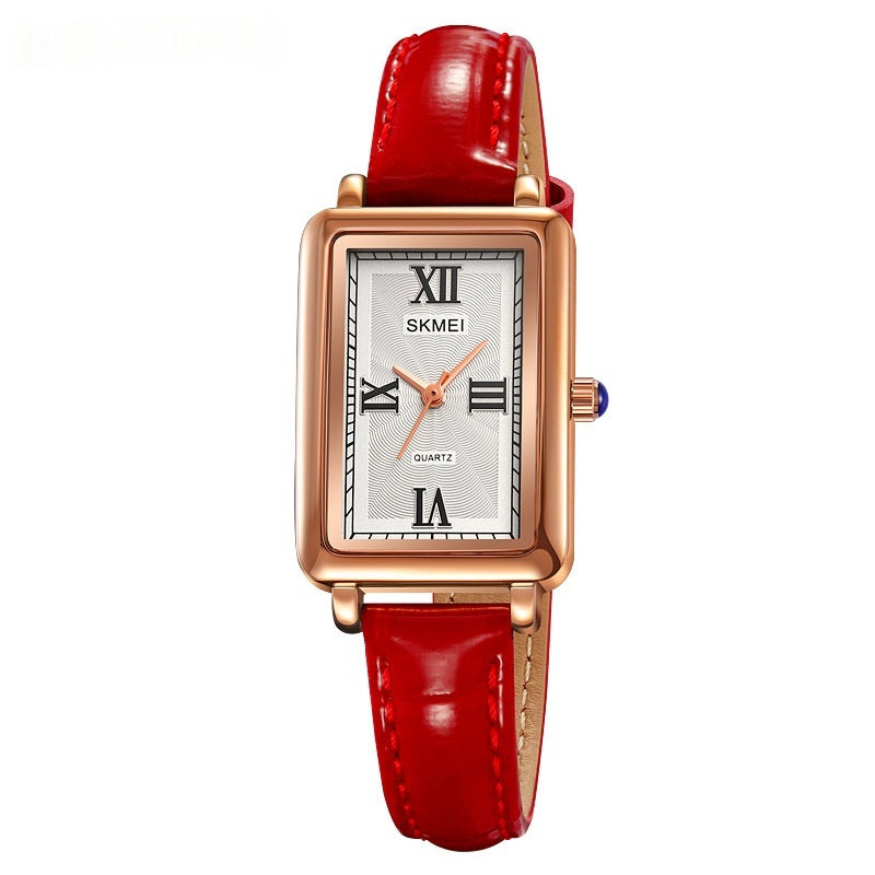 Rectangular Retro Women's Watch - Waterproof Leisure
