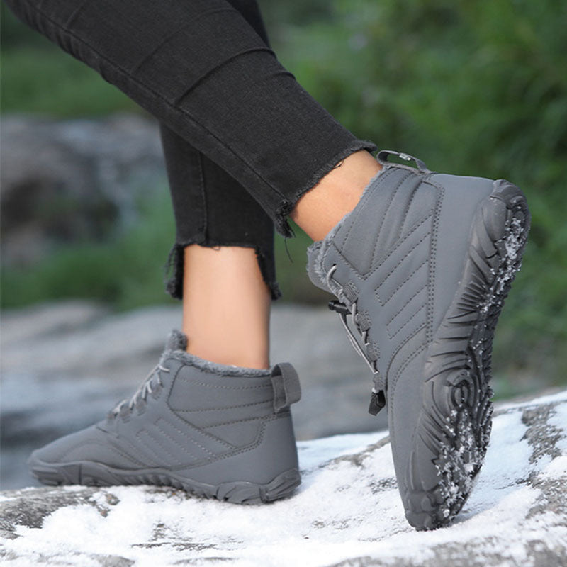 Unisex Winter Outdoor Boots - Adult Men Women Warm Slip-On Sports Shoes