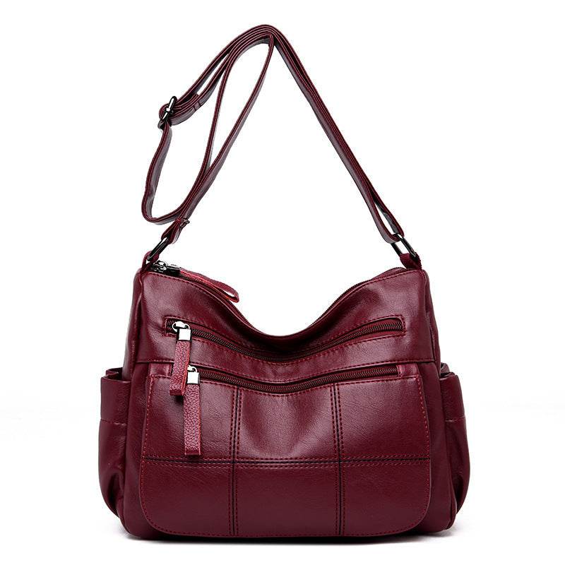 Women's Shoulder Leather Mother Bag Soft - Millivan supplies