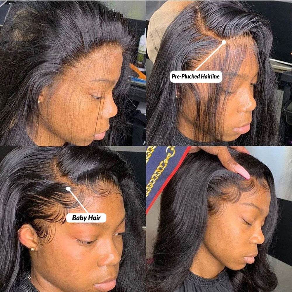 360 Full Lace Frontal Body Wave Human Hair Wigs - Millivan supplies