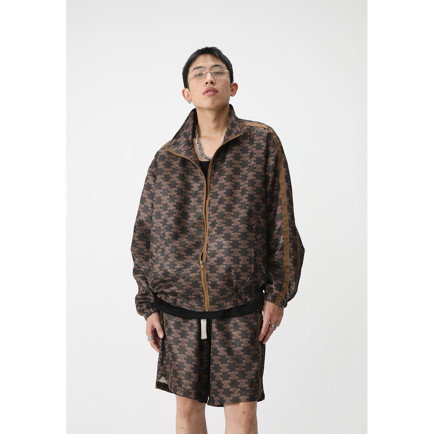 Men's New Casual Suit Loose Shorts And Sun Protection Jacket