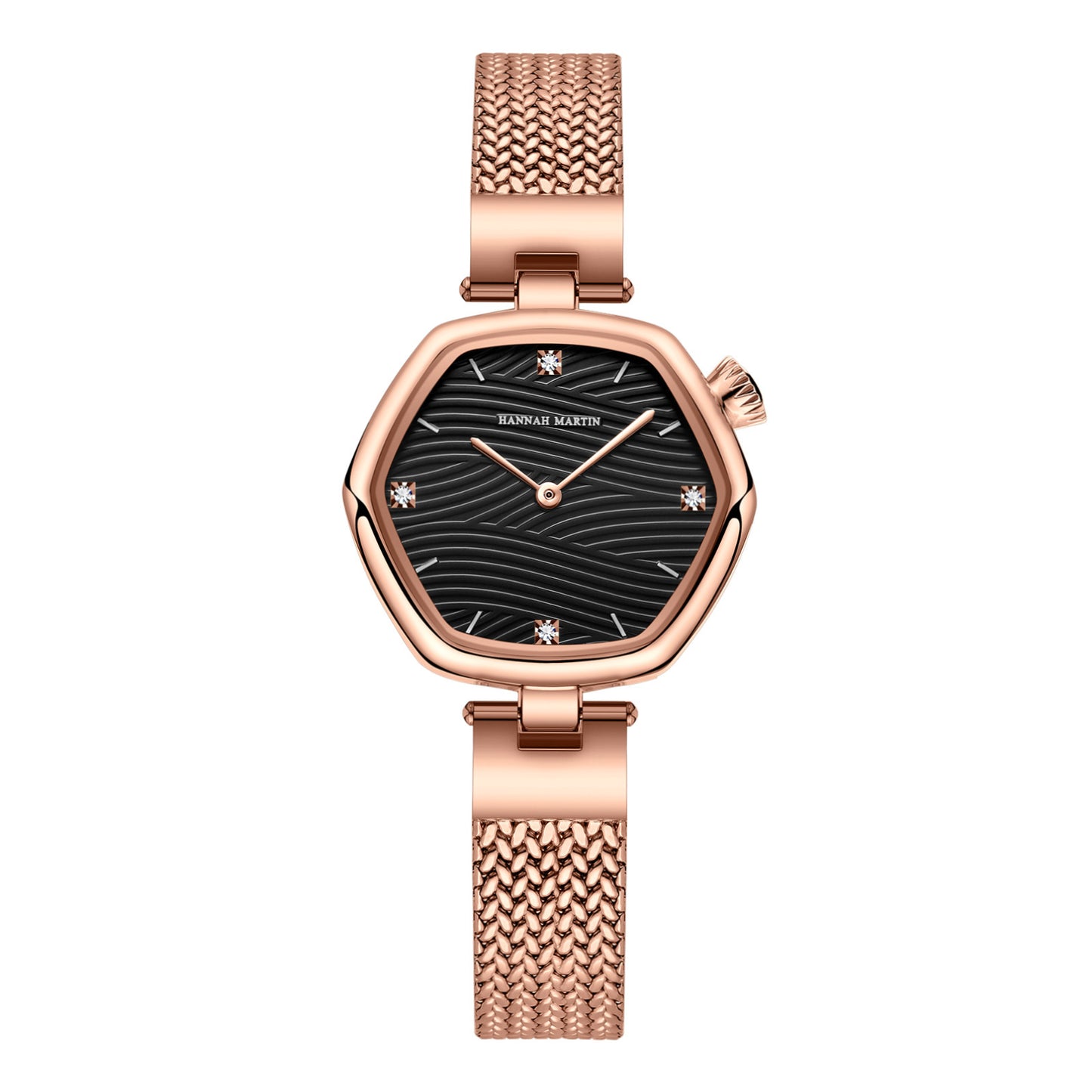 Fashion Hexagonal Movement Women's Watch - Simple