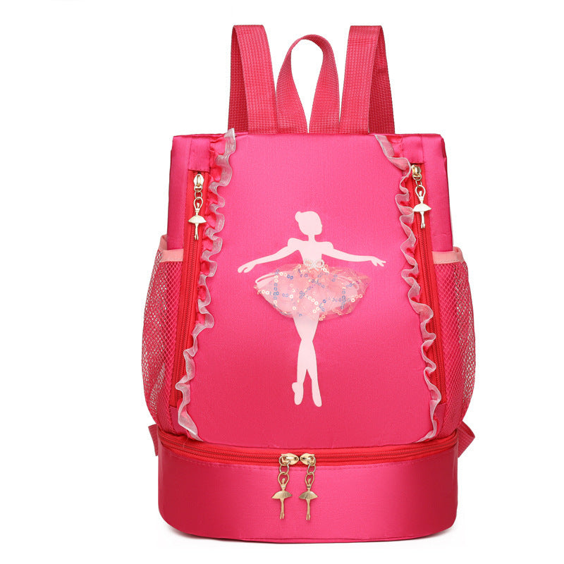 Children's Shoulder Dance Backpack Latin Ballet School Bag