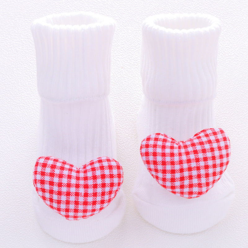 Baby Socks - Infant Pink Love Design Multiple Sizes