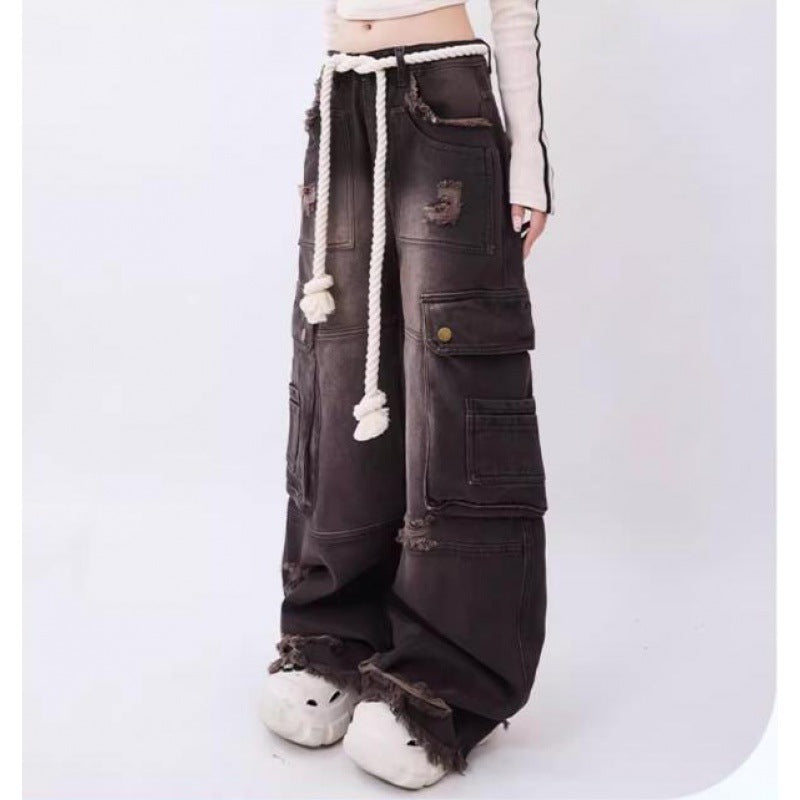 Women's Black Jeans - Adult Autumn Fashion Denim Pants Size M