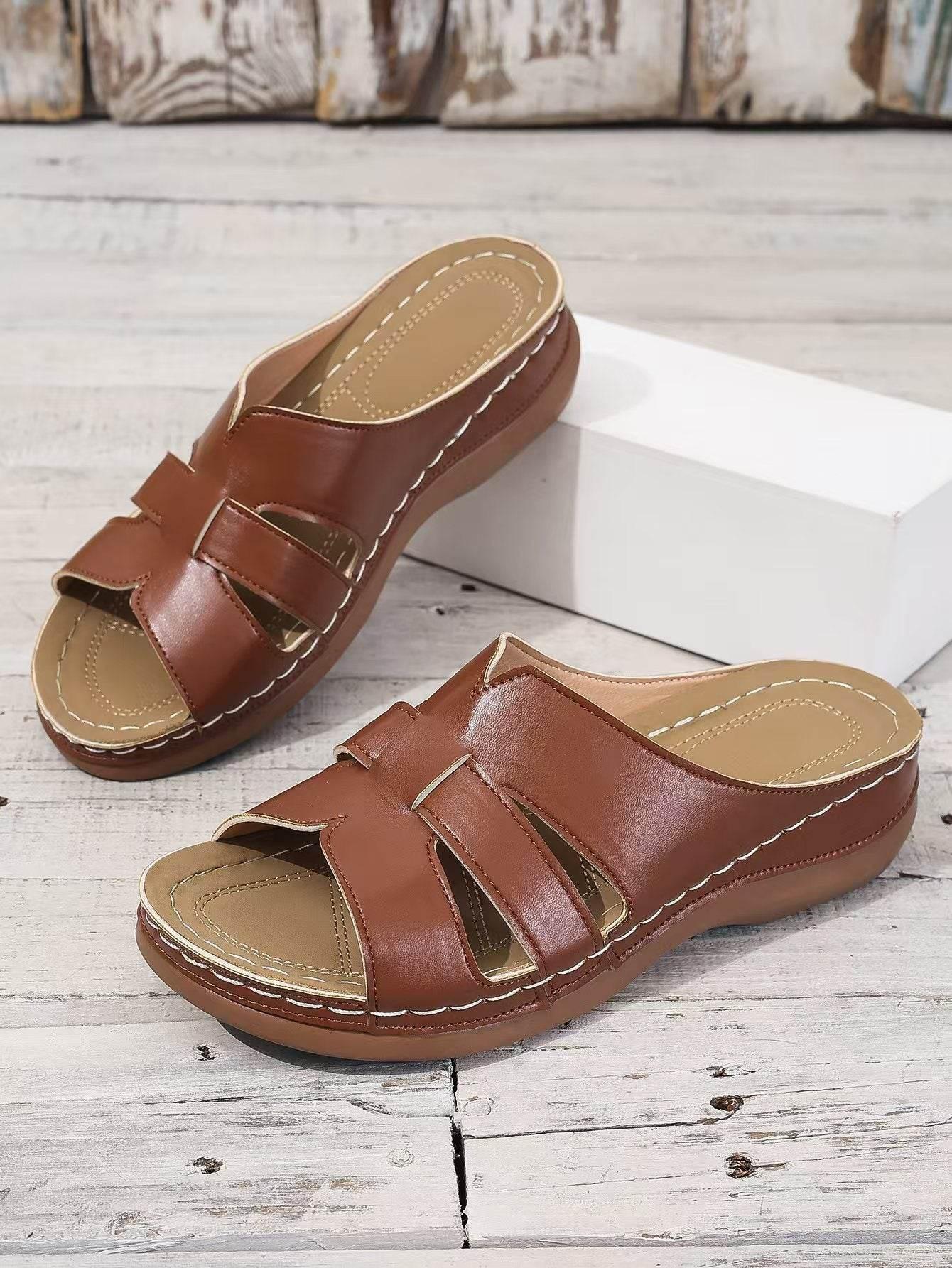 Plus Size Women's European And American Style Slippers - Millivan supplies