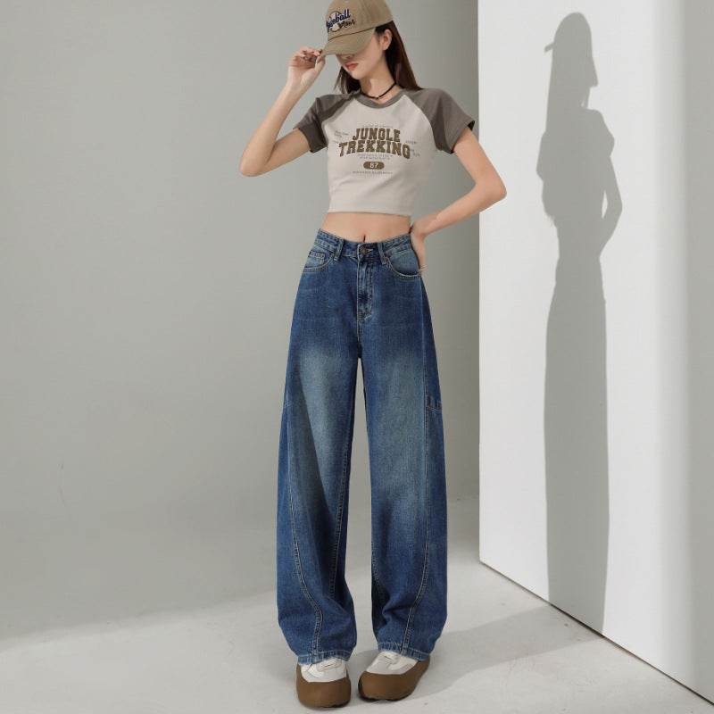 Wide Leg Jeans Loose Fashion Women - Millivan supplies
