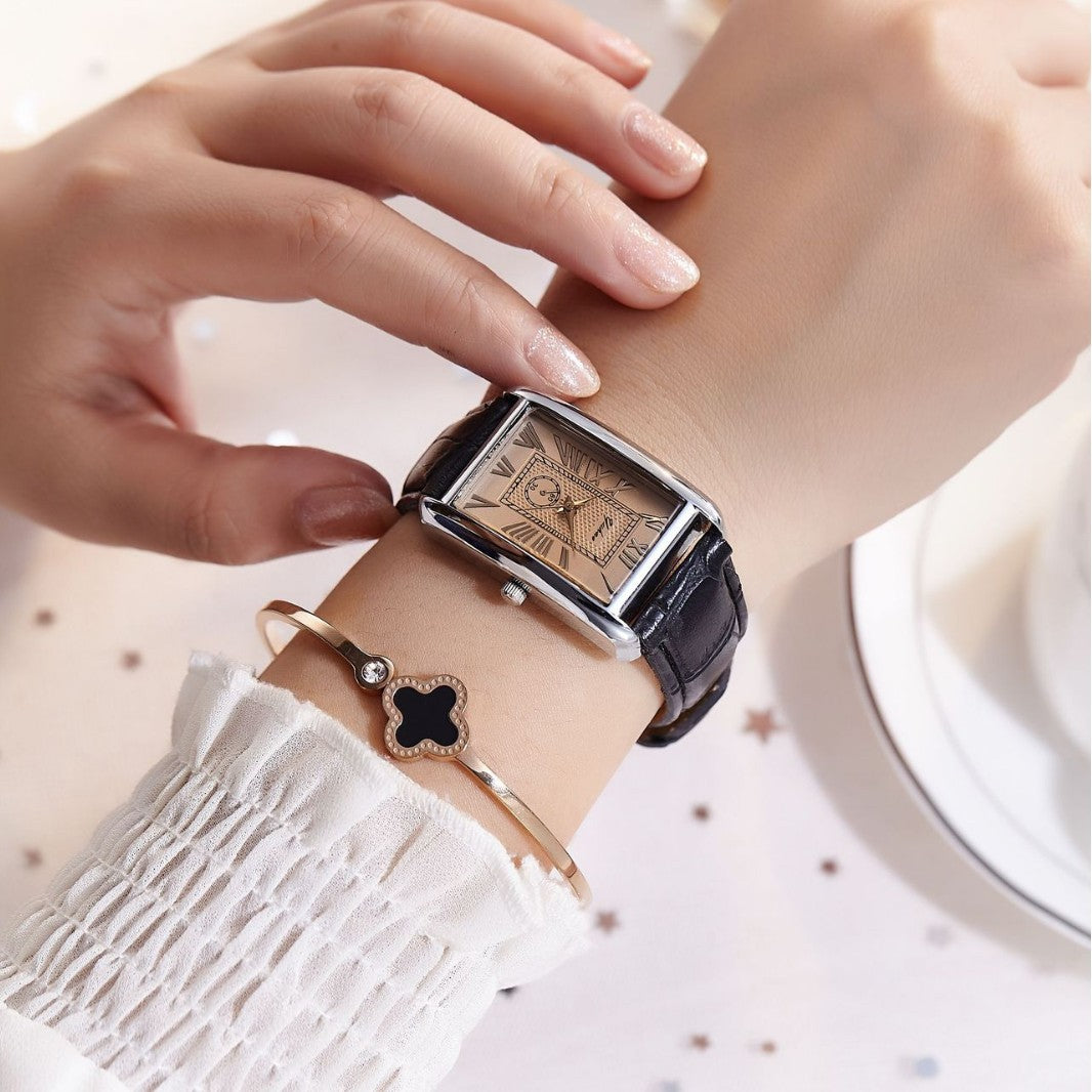 Women's Casual Belt Watch - Coffee