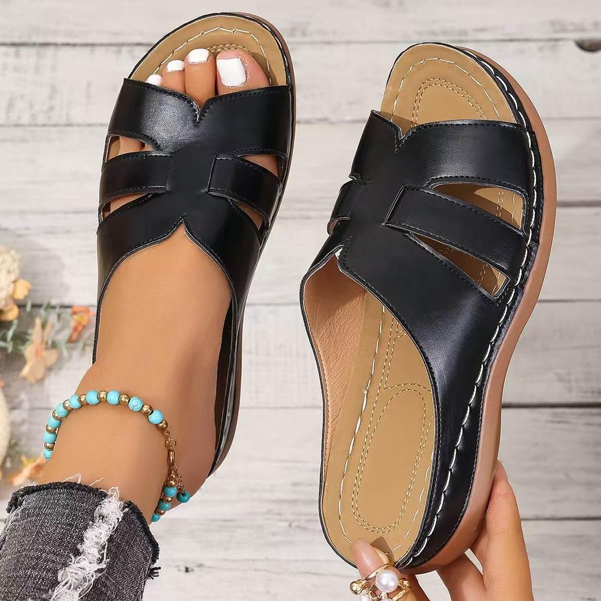 Plus Size Women's European And American Style Slippers - Millivan supplies