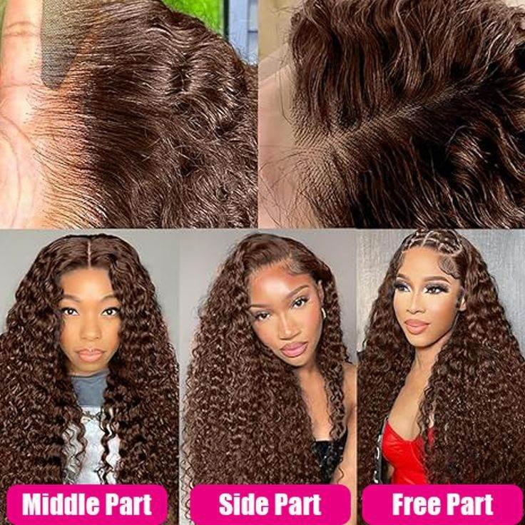 Chocolate Brown Human Hair Wig For Women - Millivan supplies