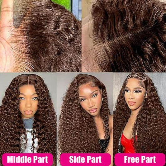 Chocolate Brown Human Hair Wig For Women - Millivan supplies