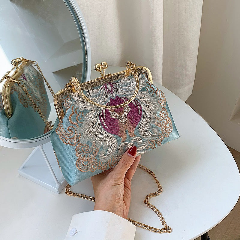 Women's Chinese Embroidery Handbag - Adult Cheongsam Style Bag