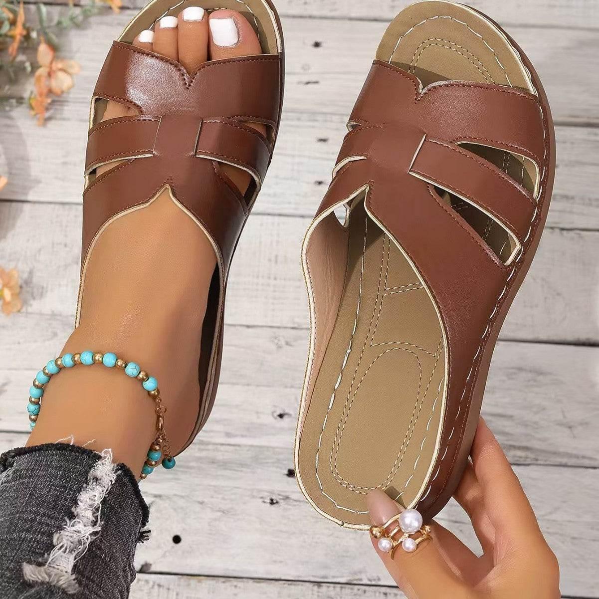 Plus Size Women's European And American Style Slippers - Millivan supplies
