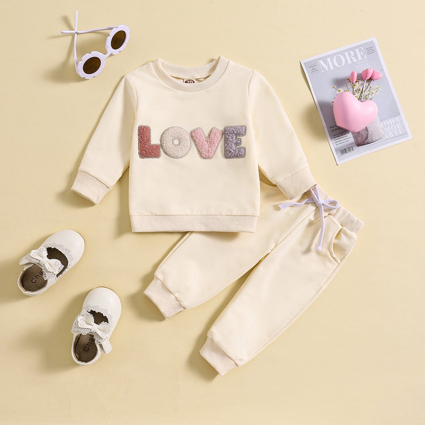 Adorable Baby Spring & Autumn Outfit - Cozy Two-Piece Suit Set