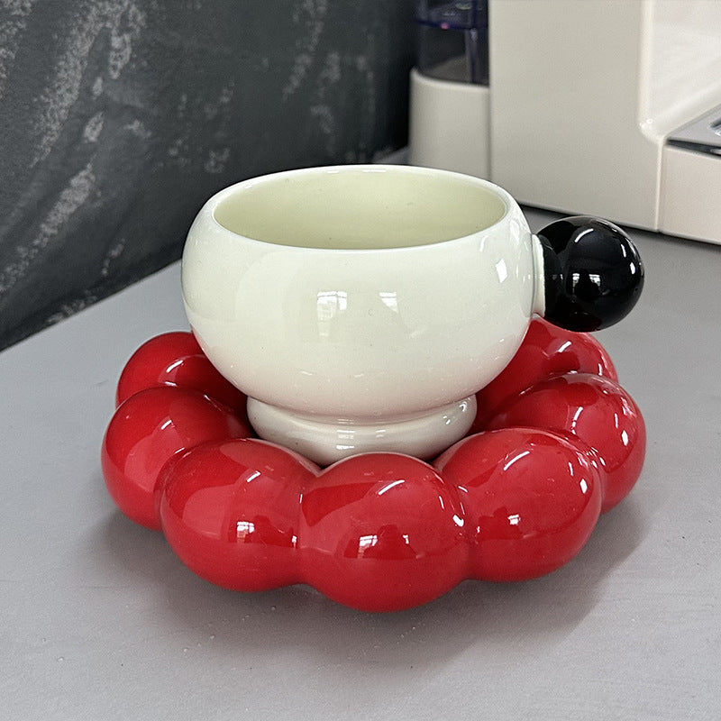 Coffee Set Suit Ceramic High Temperature Resistant Household - Nordic Style 250ML