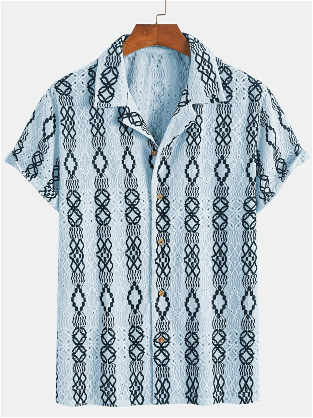 Men's 3D Printed Retro Fashion Shirt - All-Matching Vintage Style