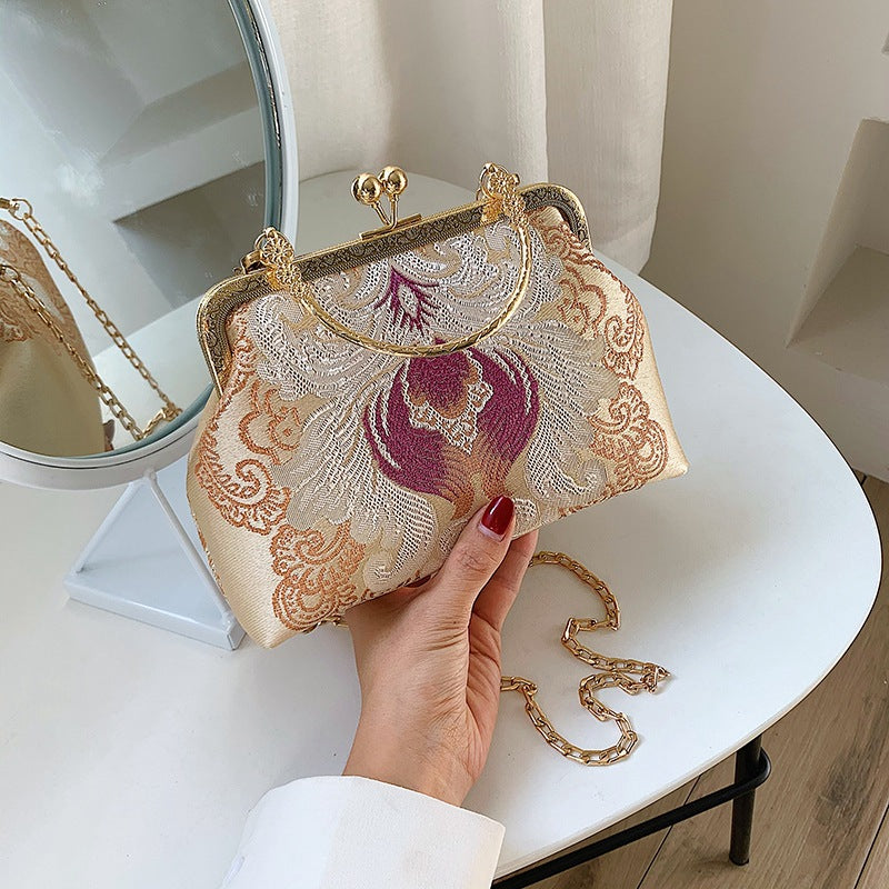 Women's Chinese Embroidery Handbag - Adult Cheongsam Style Bag