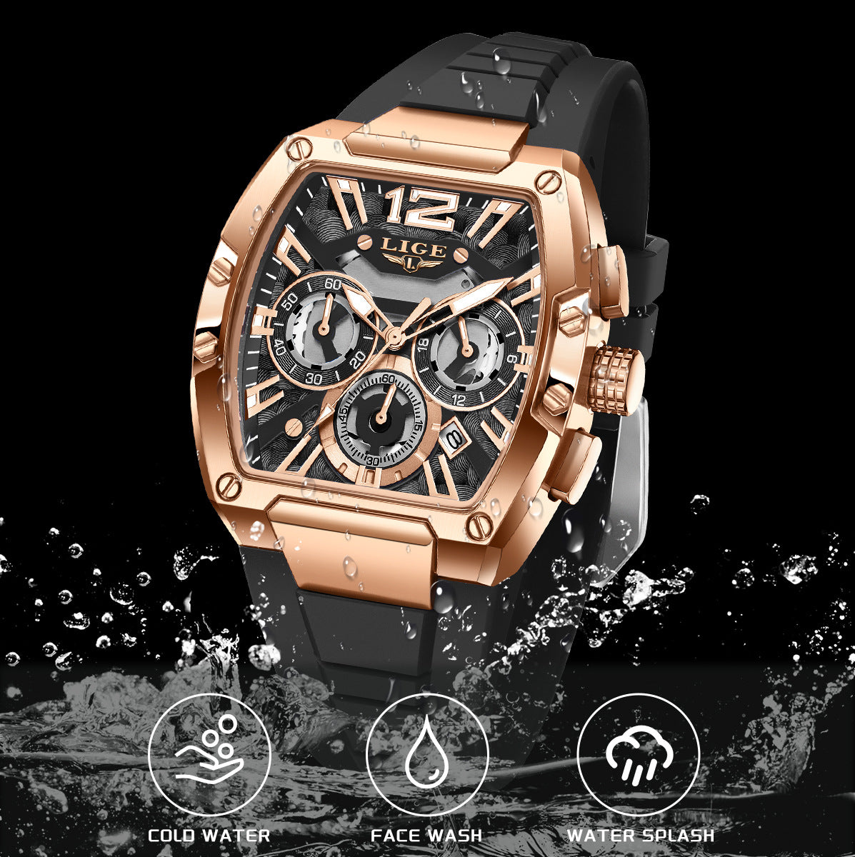 Men's Multifunctional Sports Watch - Waterproof Luminous