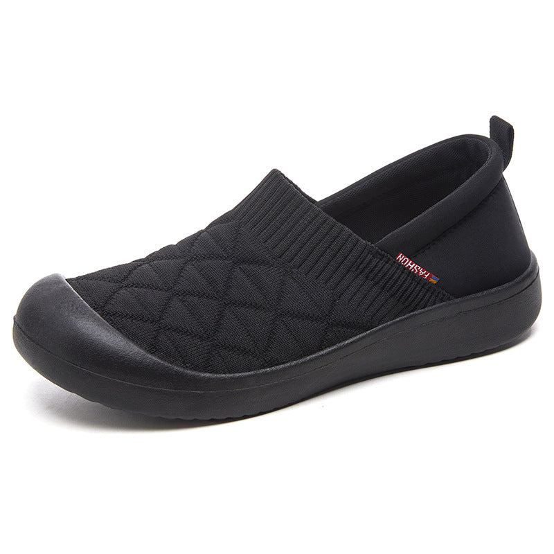 Female Lightweight Flat Soft Bottom Comfortable All-matching Cloth Shoes