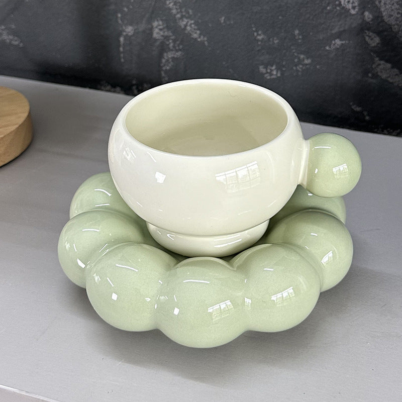 Coffee Set Suit Ceramic High Temperature Resistant Household - Nordic Style 250ML