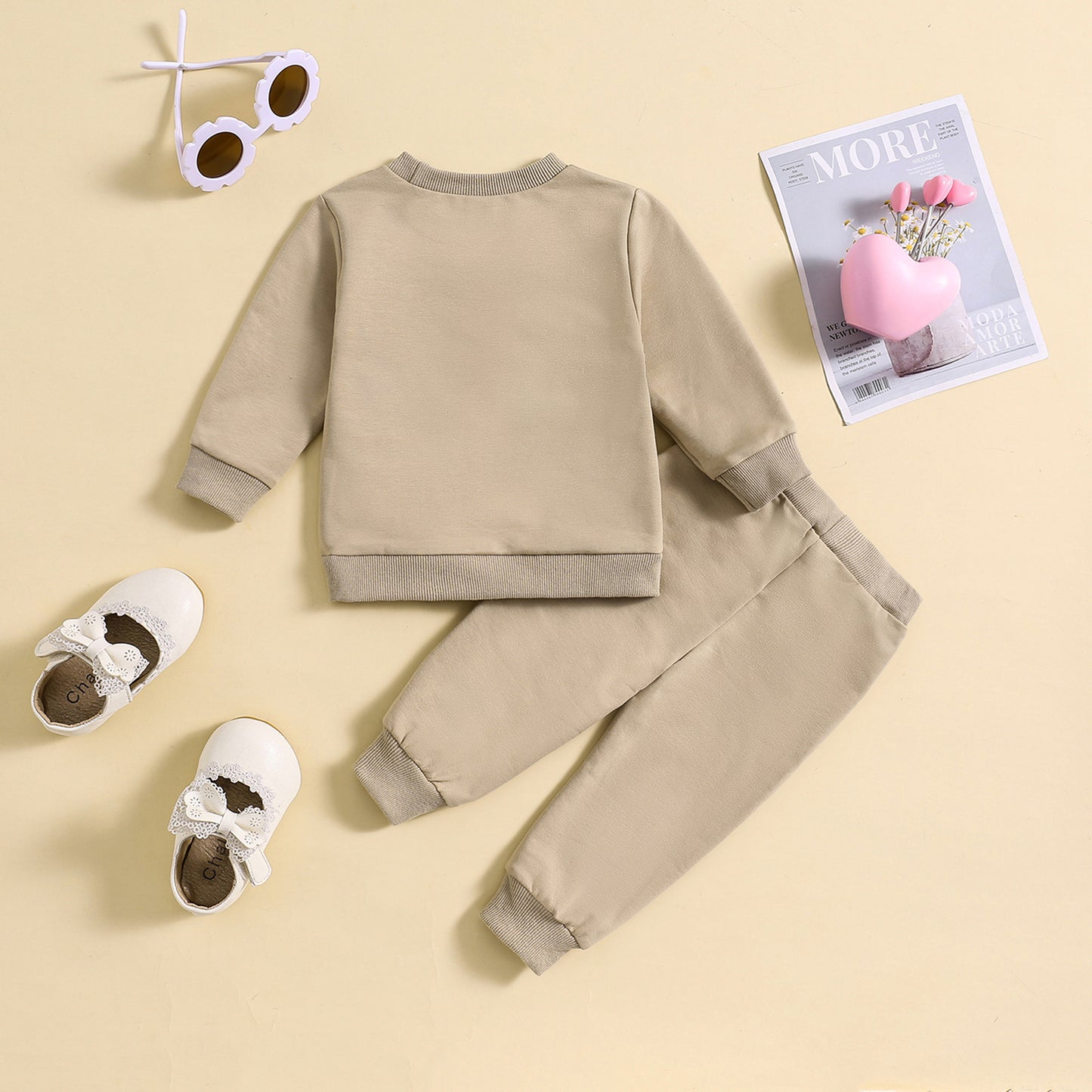 Adorable Baby Spring & Autumn Outfit - Cozy Two-Piece Suit Set