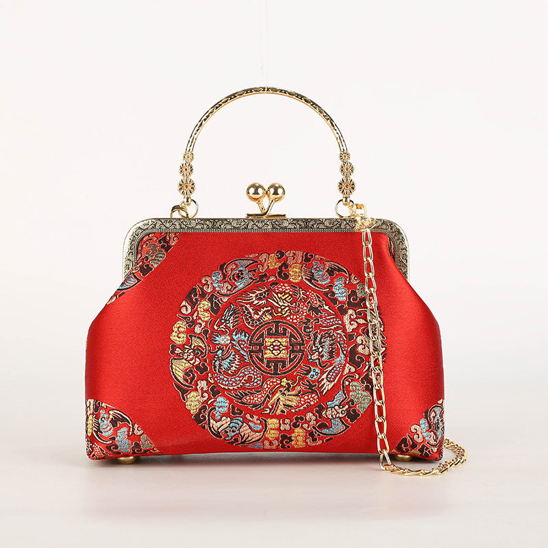 Women's Chinese Embroidery Handbag - Adult Cheongsam Style Bag