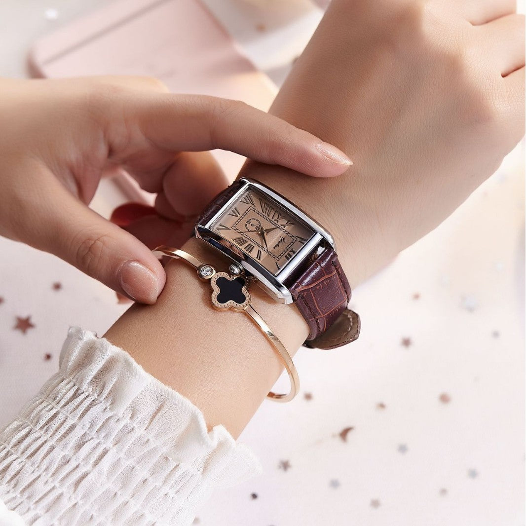 Women's Casual Belt Watch - Coffee