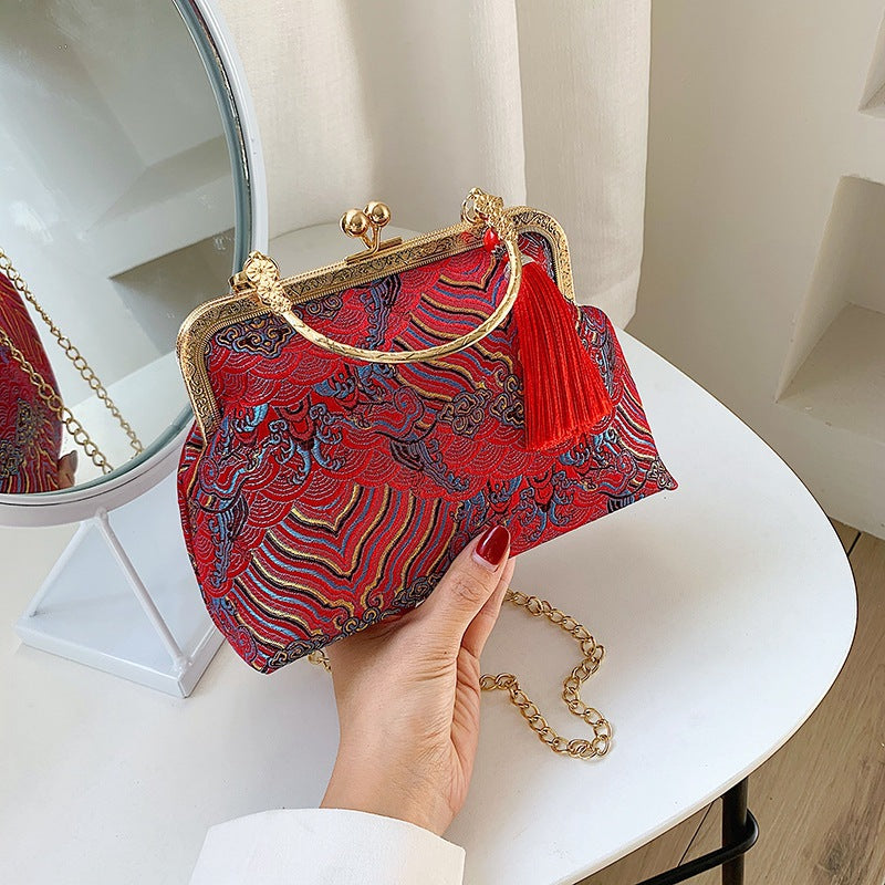 Women's Chinese Embroidery Handbag - Adult Cheongsam Style Bag