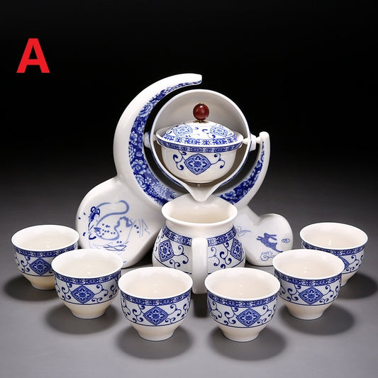 Blue And White Ceramic Creative Teapot Teacup Set - Kung Fu Tea Set Porcelain