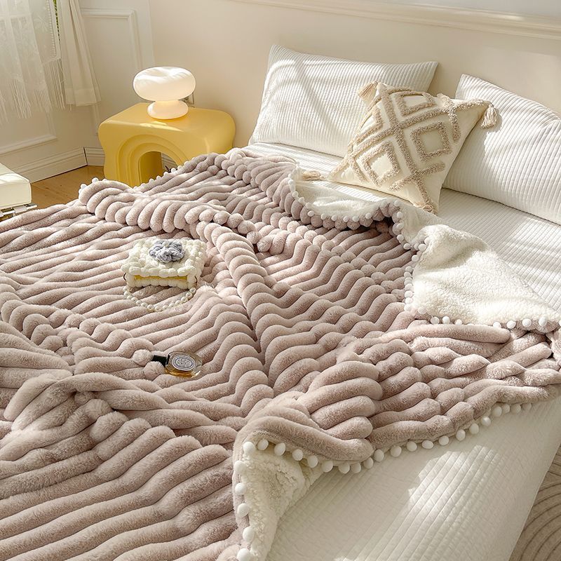 Premium Dehaired Angora Blanket - Luxury Nap Sofa Cover Throw