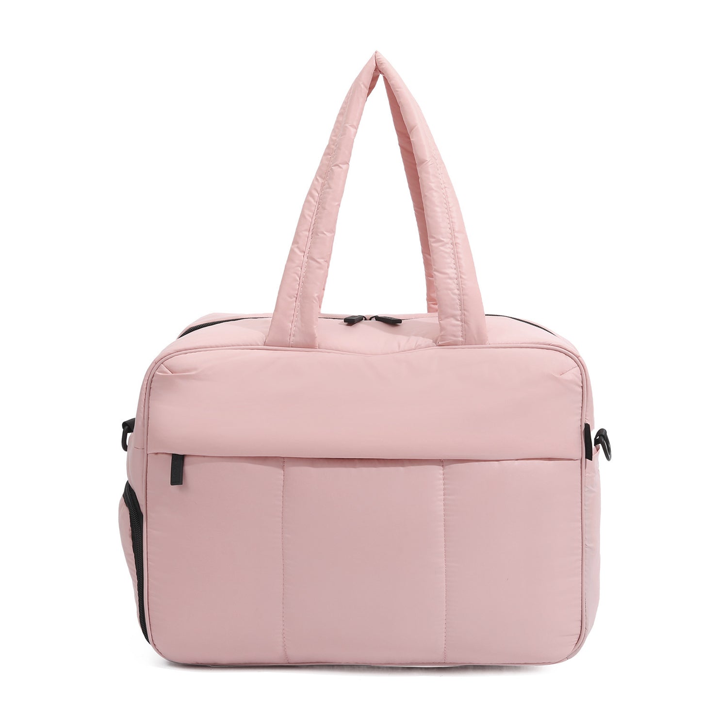 Down Winter Travel Duffle Bag - Women's Sports Gym Yoga Weekender with Shoe Compartment