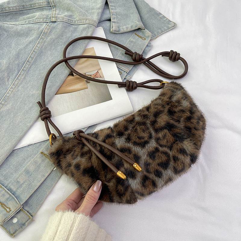 New Fall Winter Fashion Plush Shoulder Bag - Millivan supplies