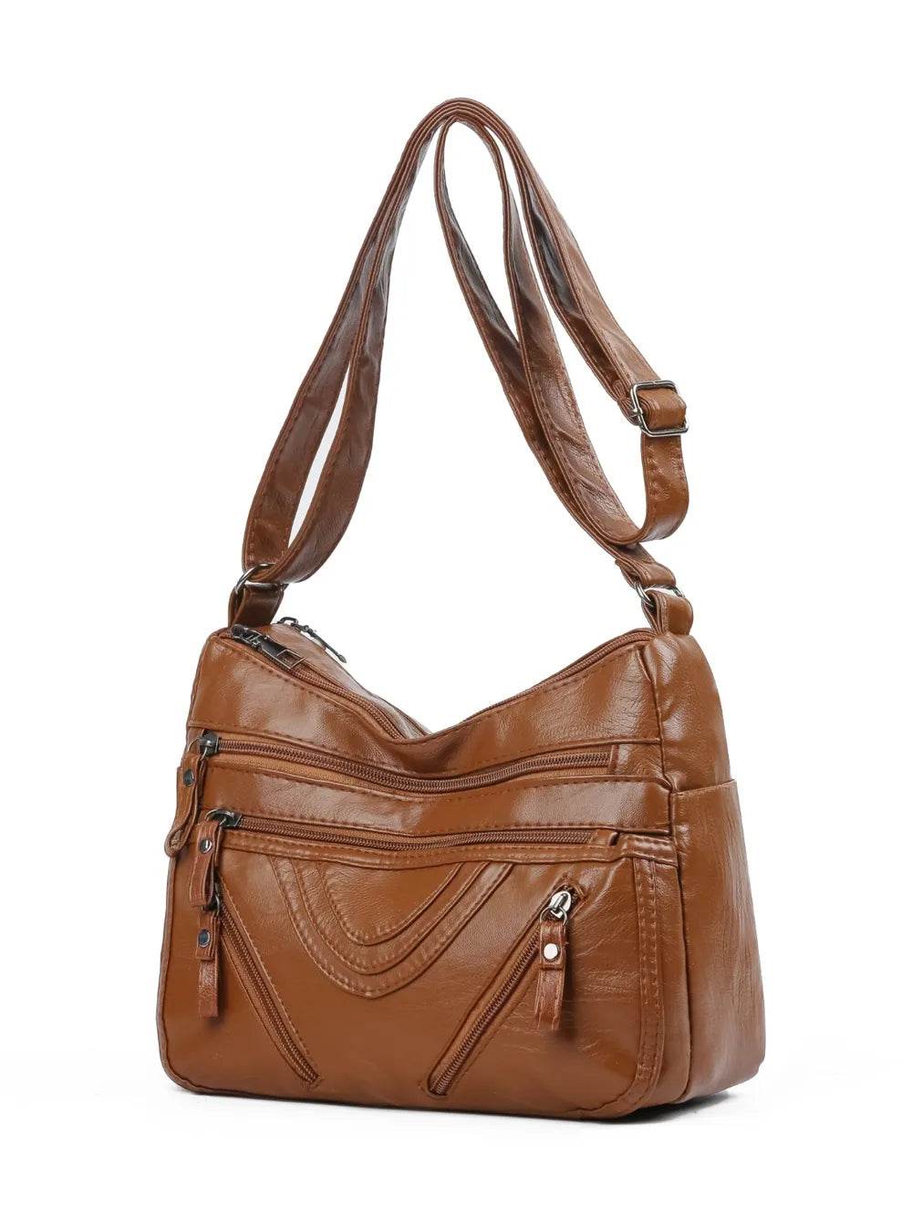 PU Multi-Compartment Crossbody Bag - Millivan supplies