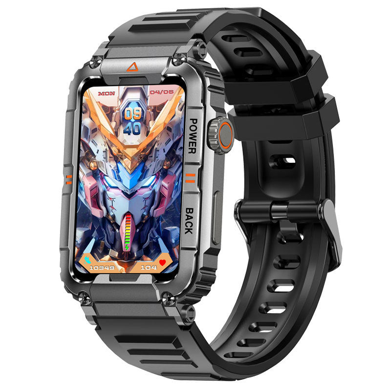 KR88 Bluetooth Smartwatch - Voice Assistant Health Monitor