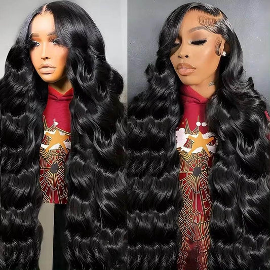 6x4 Density Virgin Human Hair Wigs For Black Women Vietnamese Raw Hair Transparent Lace Front Pre-Plucked Bleached Knots - Millivan supplies