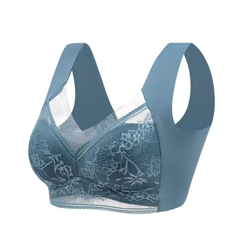 Summer Ice Silk Seamless Bra - Cooling Comfort for Hot Weather