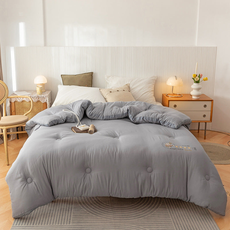 Three-dimensional Washed Cotton Spring And Autumn Quilt Single Student - Ginger Sleep Aid