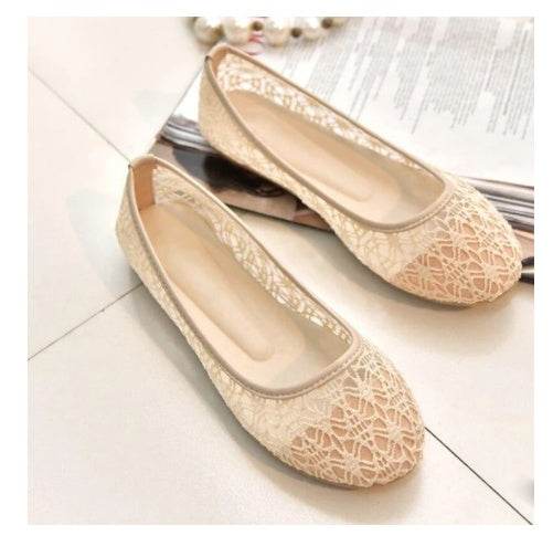 Hollow Breathable Lace Mesh Shoes For Women - Millivan supplies