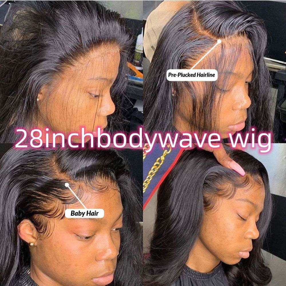 360 Full Lace Frontal Body Wave Human Hair Wigs - Millivan supplies