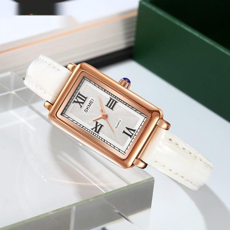 Rectangular Retro Women's Watch - Waterproof Leisure