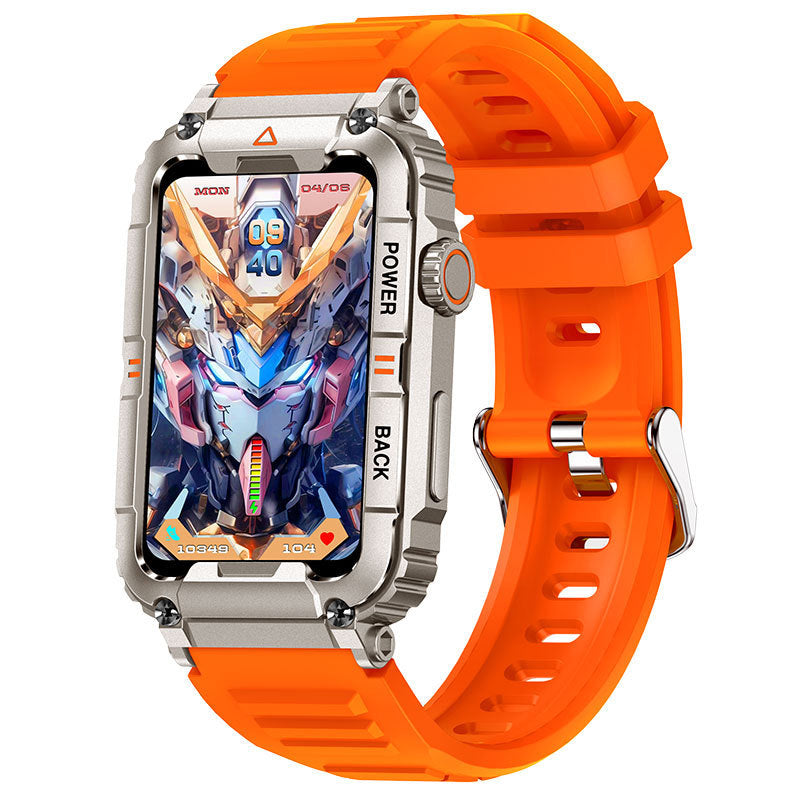 KR88 Bluetooth Smartwatch - Voice Assistant Health Monitor